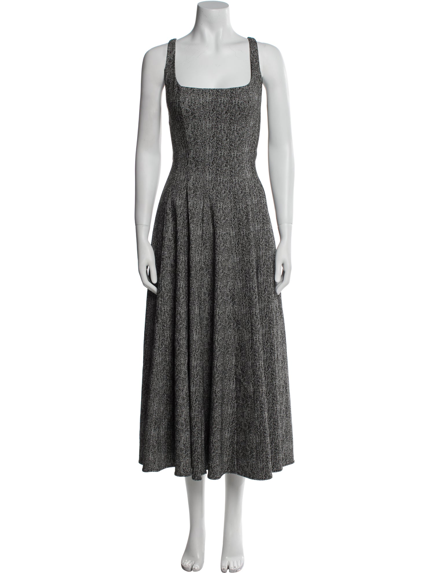 Staud Printed Long Dress