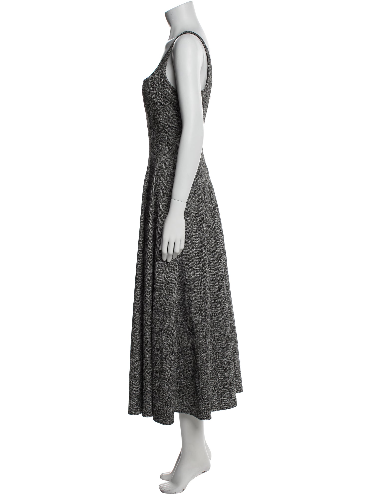 Staud Printed Long Dress