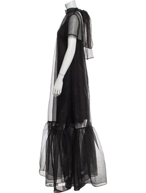 Staud Mock Neck Mini Dress