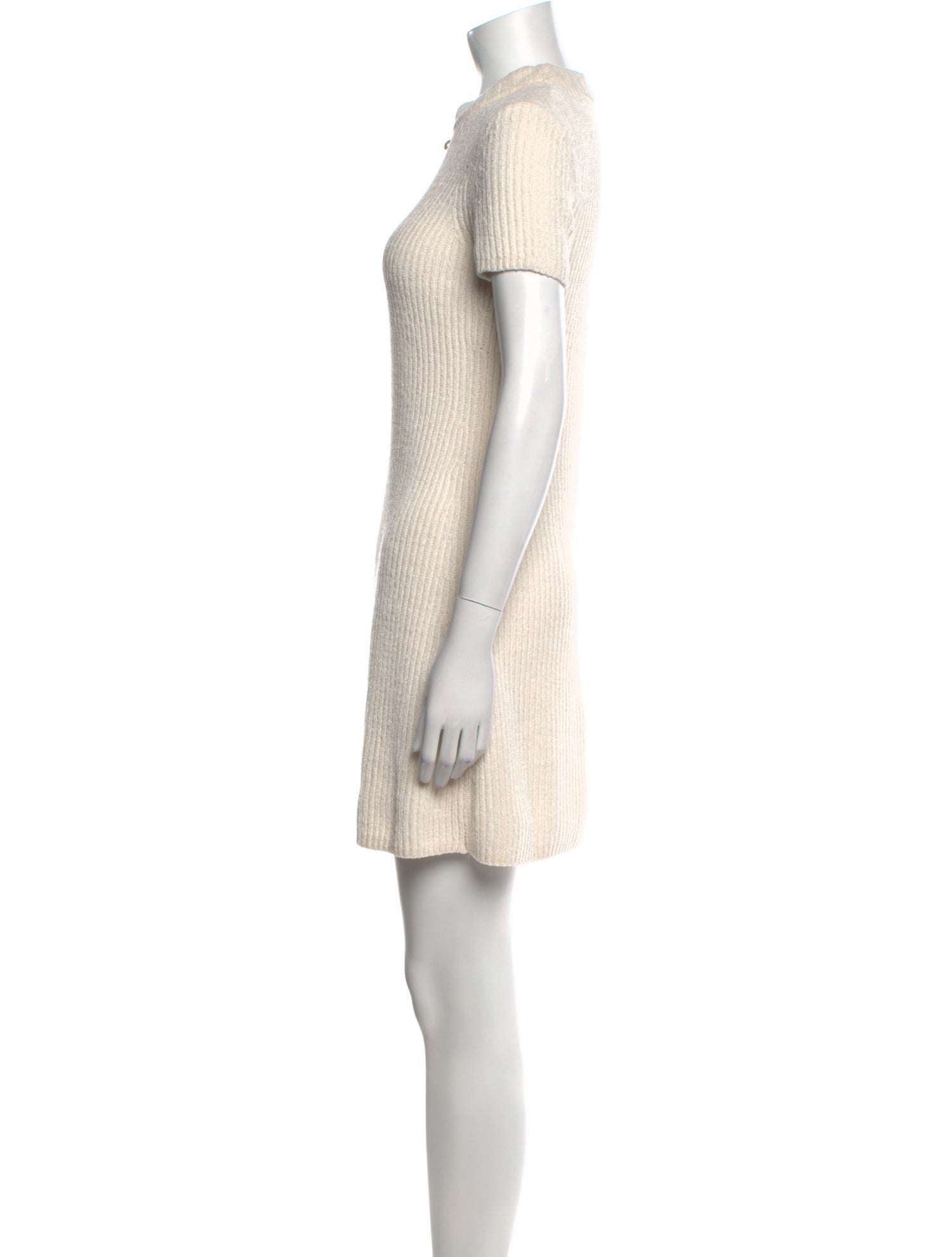 Staud Mock Neck Mini Dress