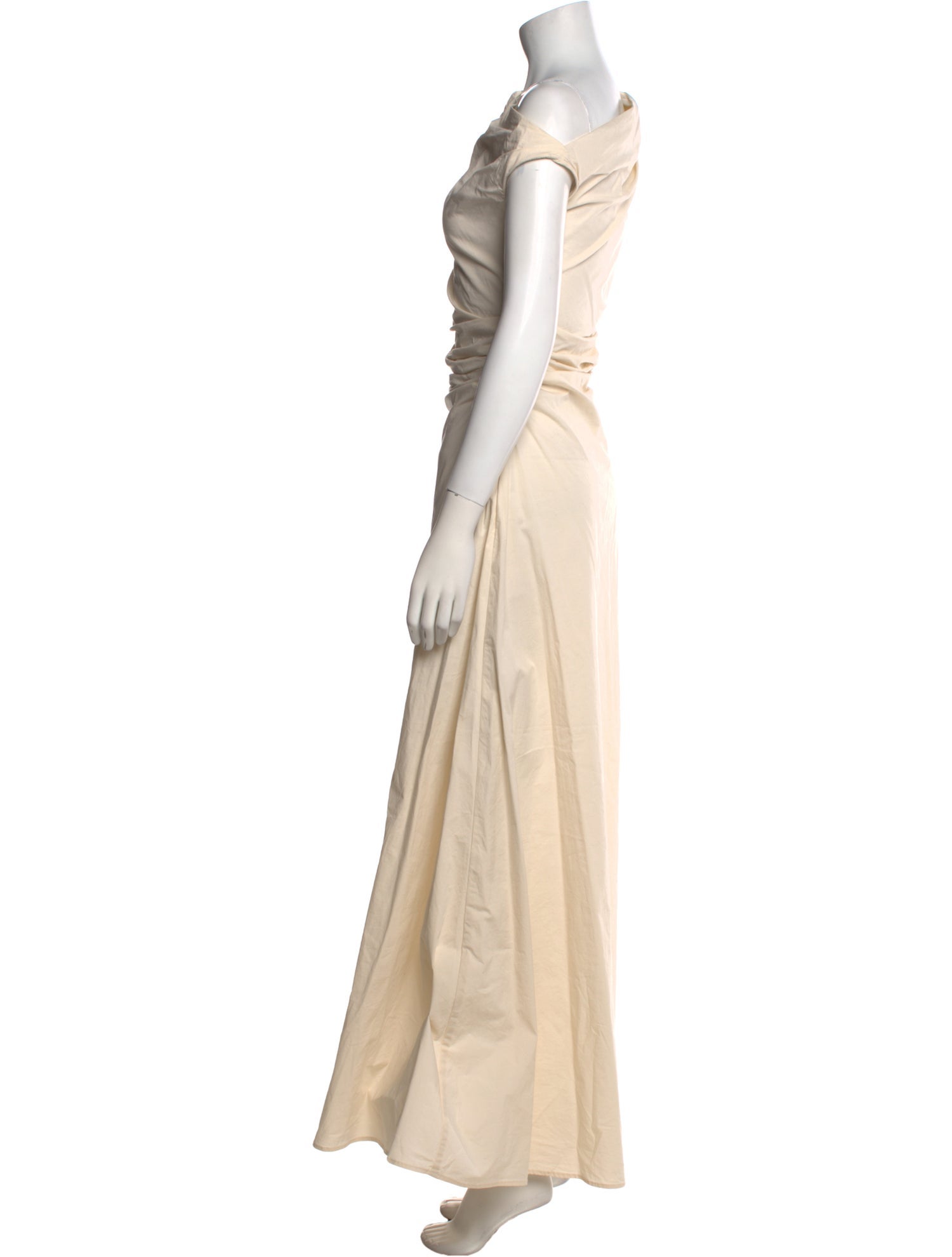 Staud Bateau Neckline Long Dress