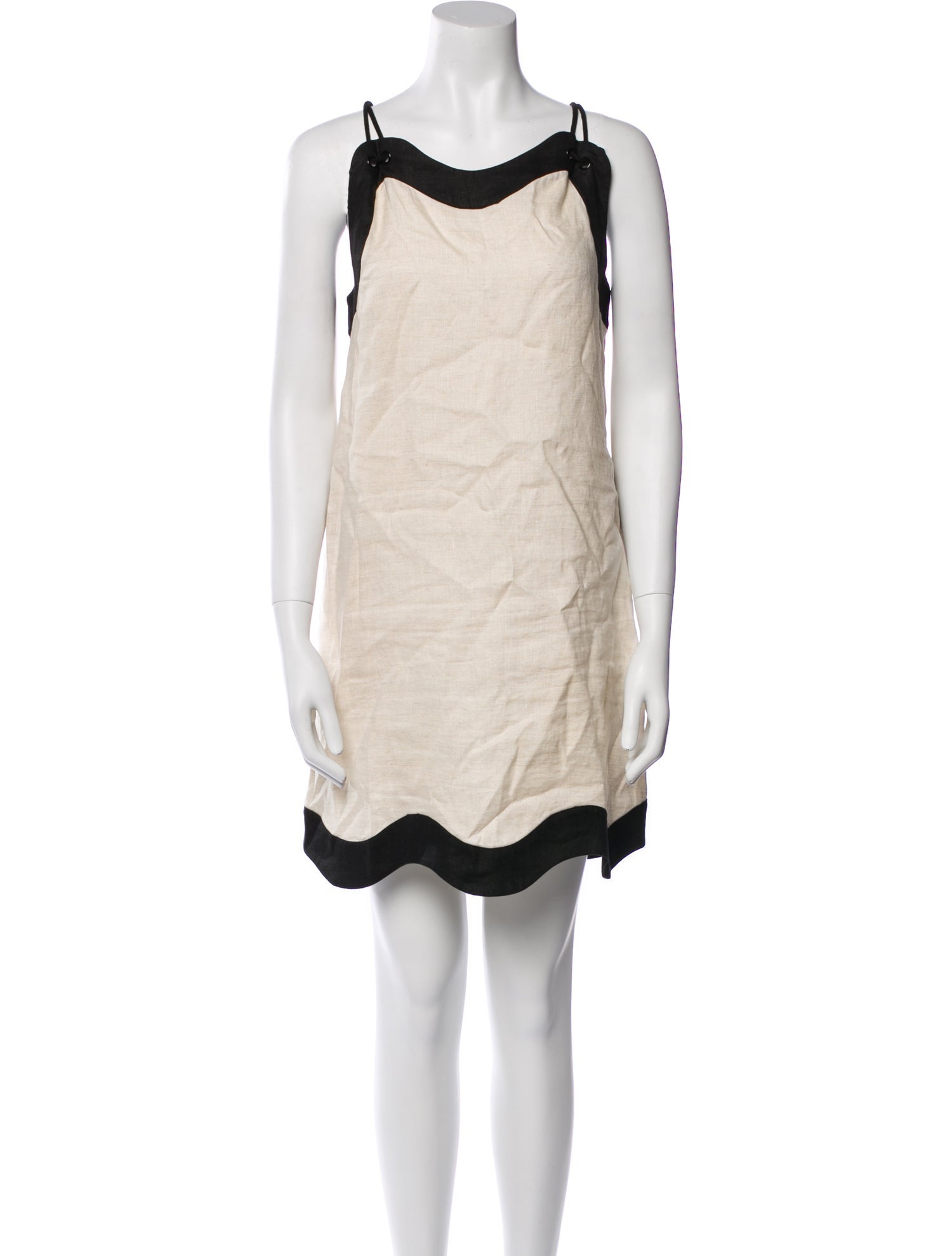 Staud Linen Mini Dress