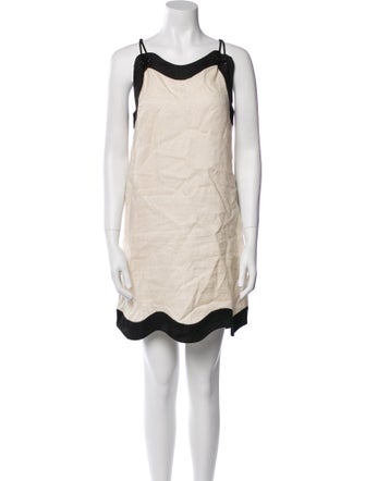 Staud Linen Mini Dress