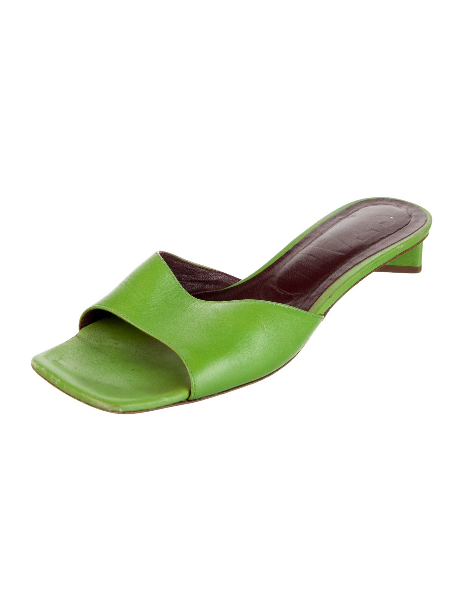 Staud Leather Slides
