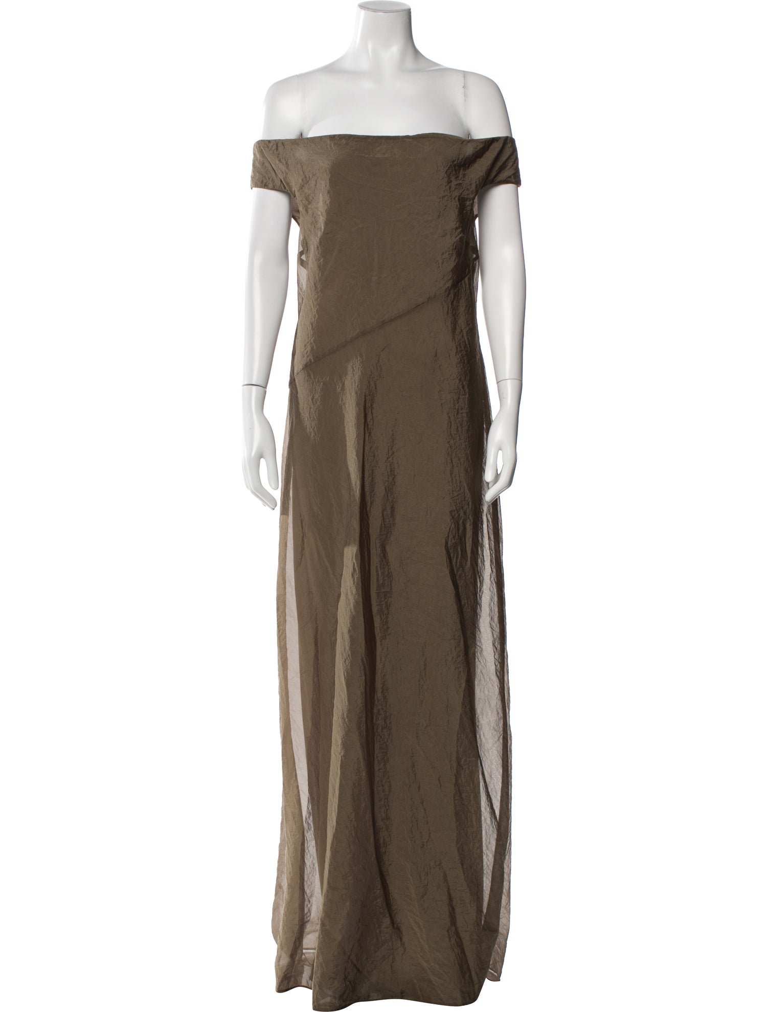 Staud Square Neckline Long Dress