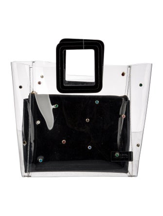 Staud PVC Top Handle Bag