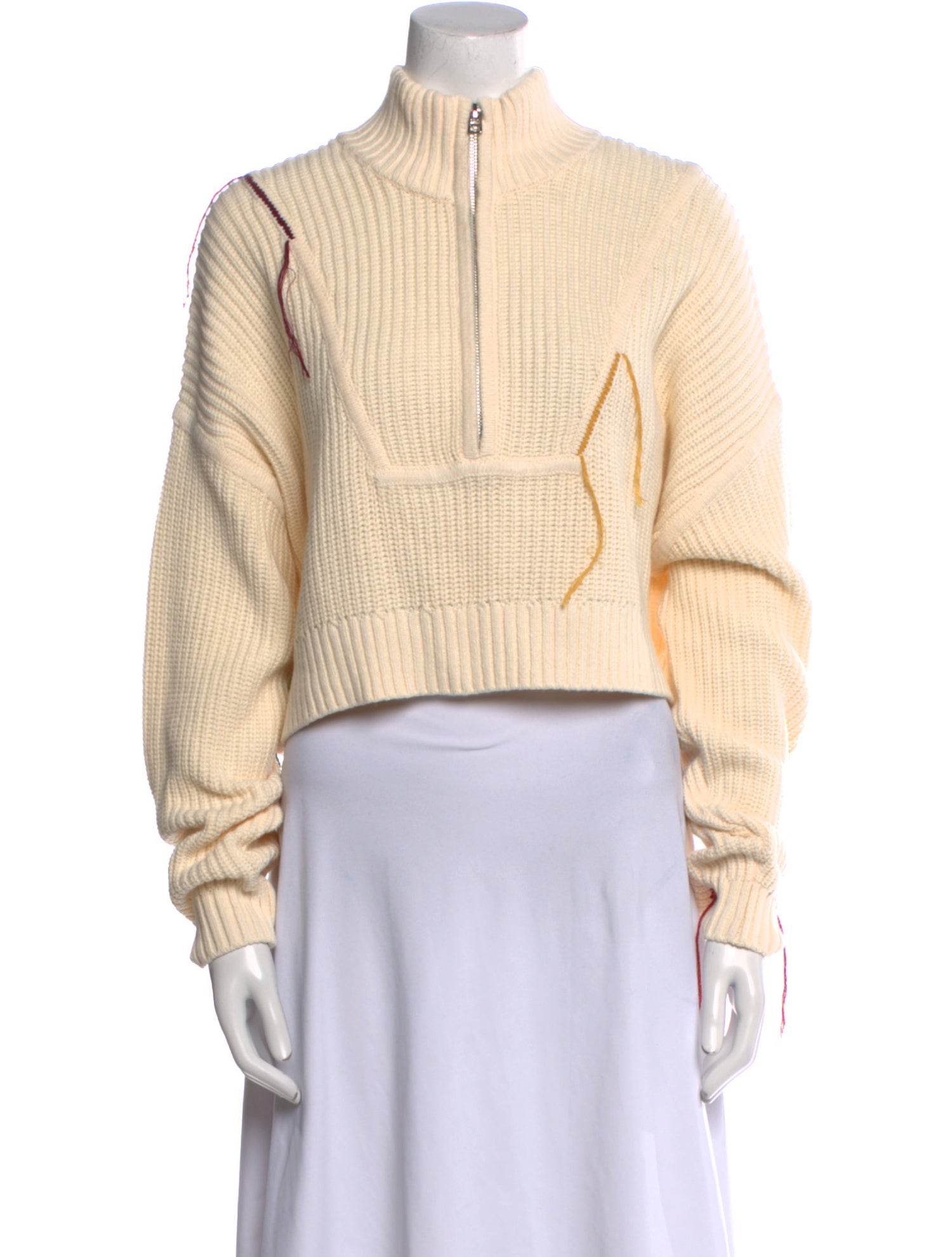 Staud Mock Neck Long Sleeve Sweatshirt w/ Tags