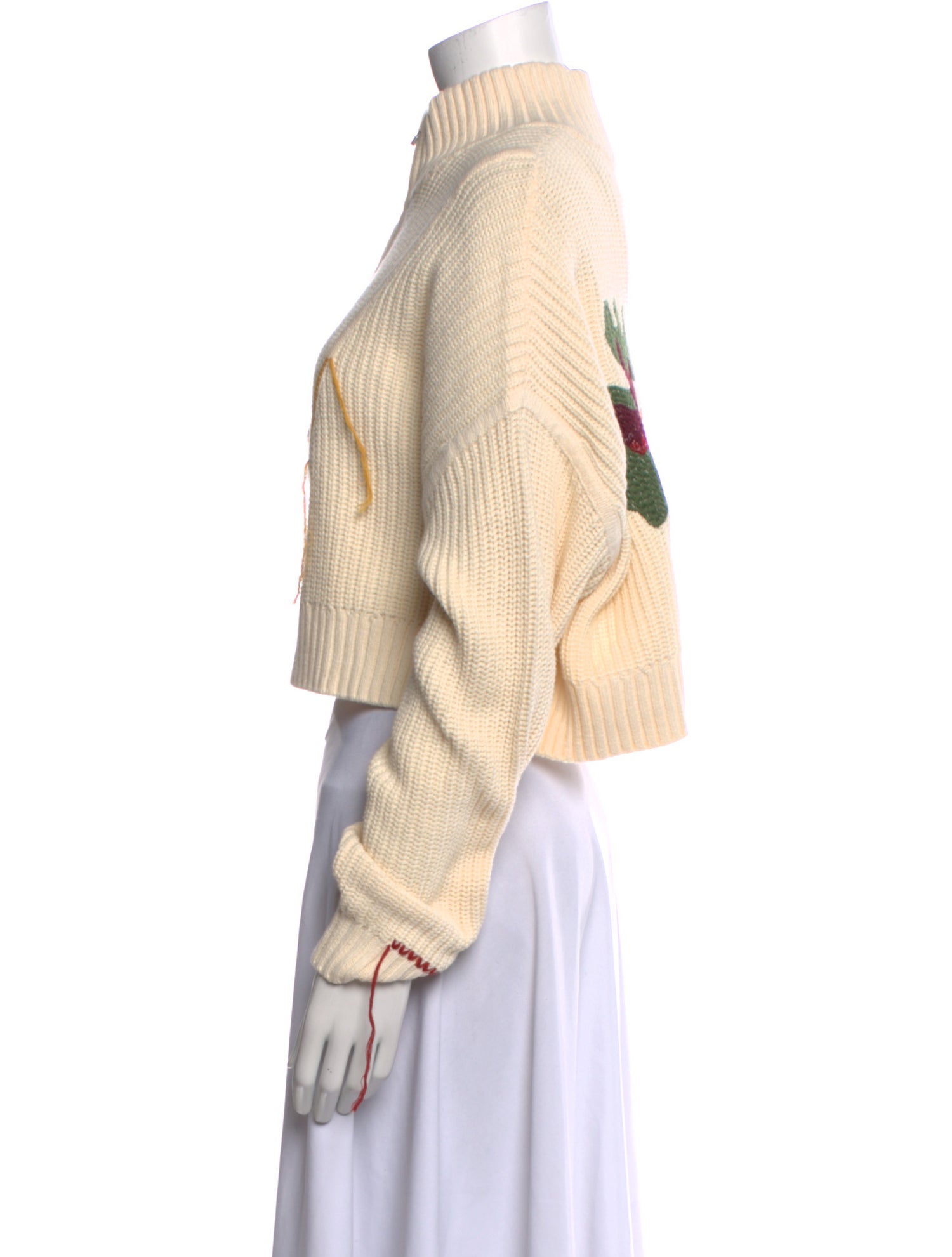 Staud Mock Neck Long Sleeve Sweatshirt w/ Tags