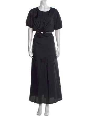 Staud Crew Neck Long Dress