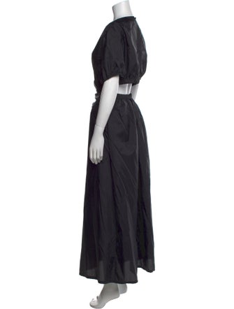 Staud Crew Neck Long Dress