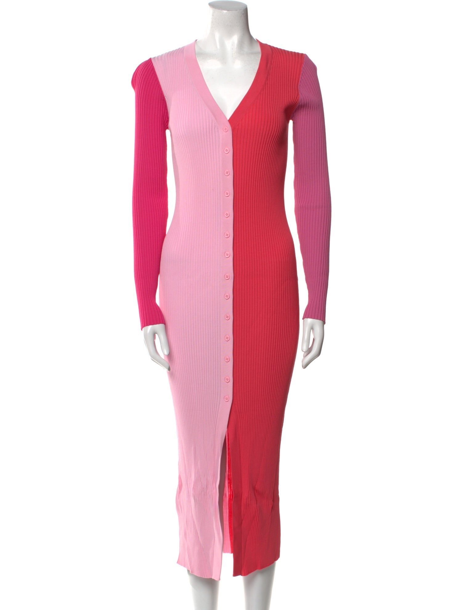 Staud V-Neck Long Dress w/ Tags