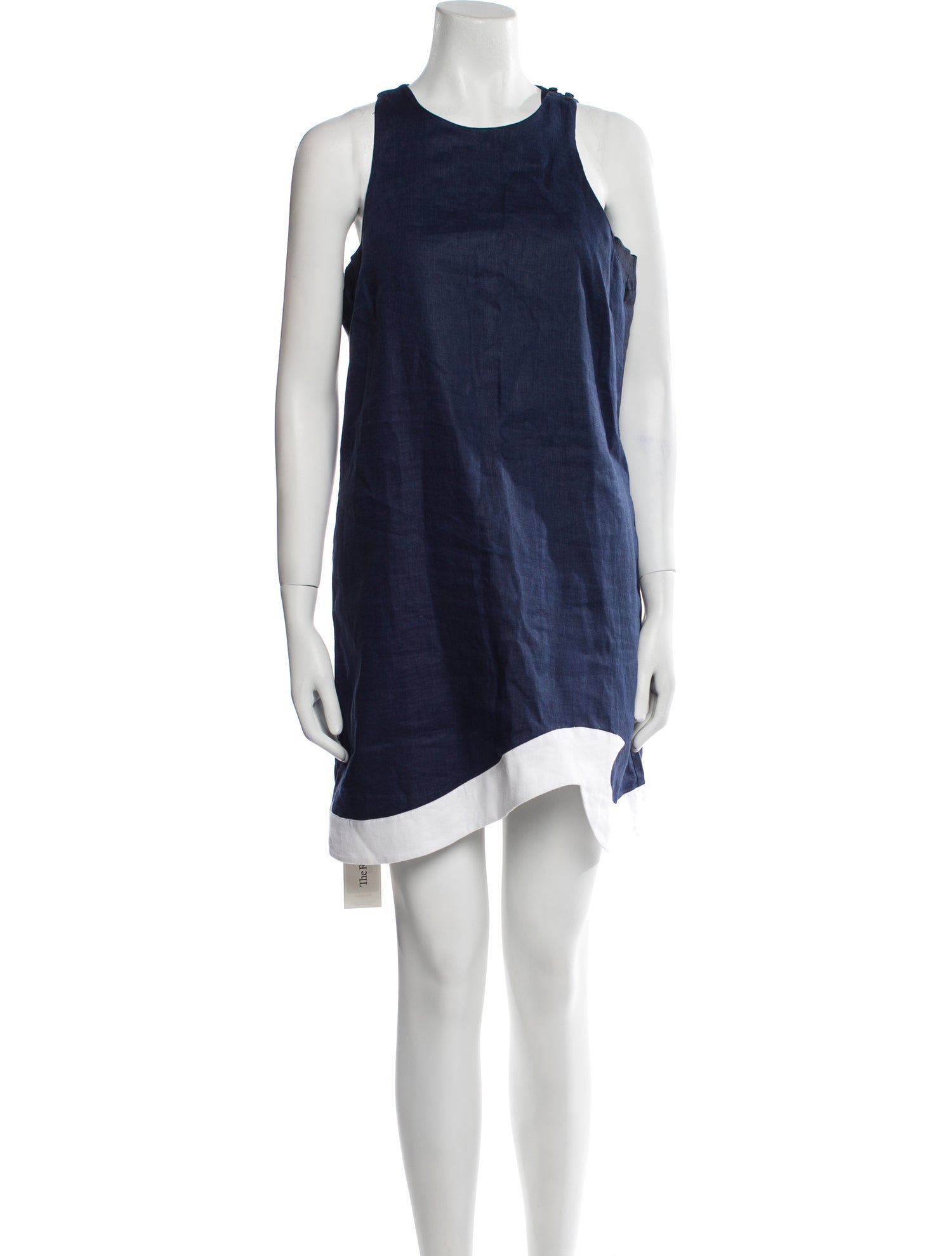 Staud Linen Mini Dress