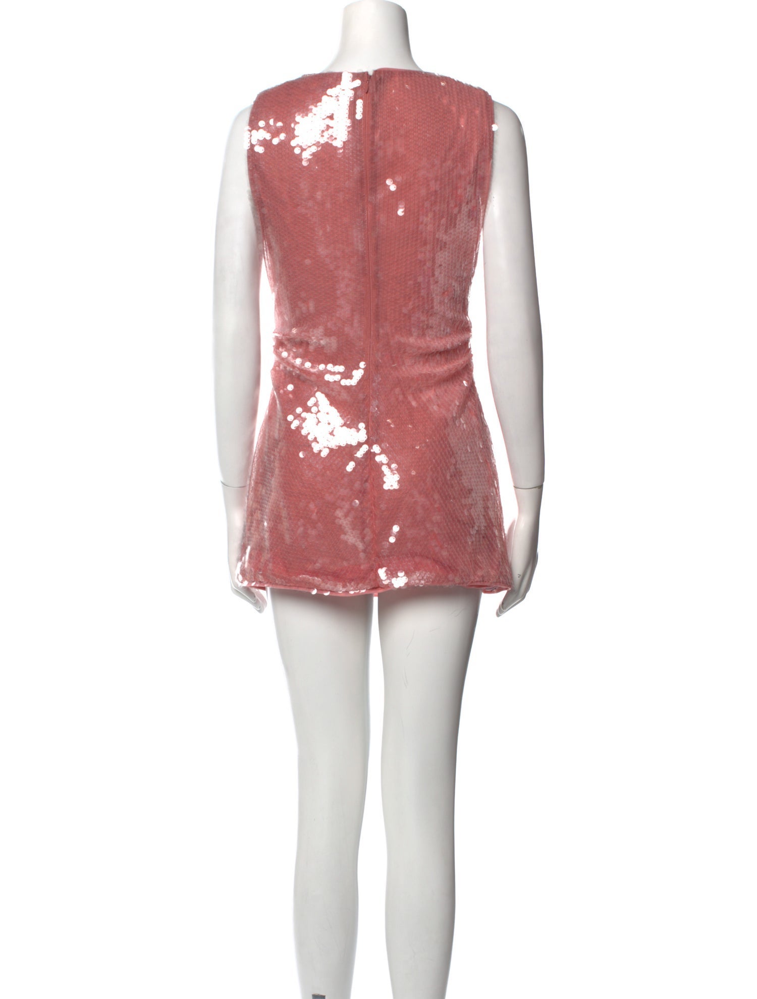 Staud Bateau Neckline Mini Dress