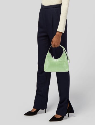 Staud Leather Top Handle Bag