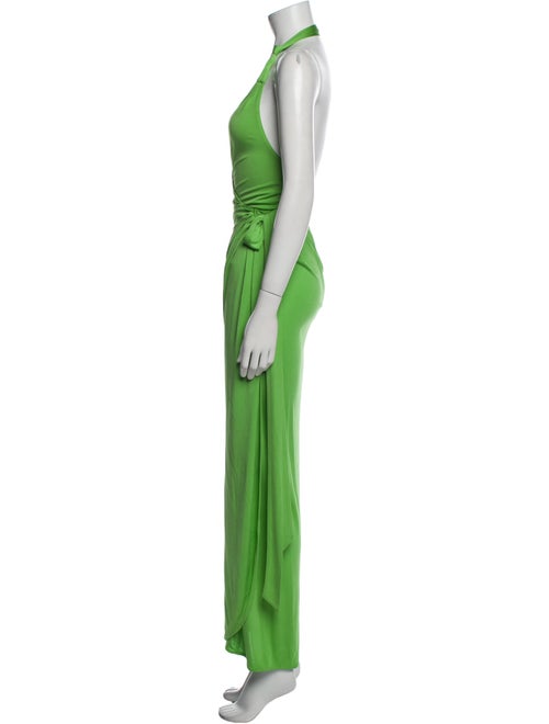 Staud V-Neck Long Dress
