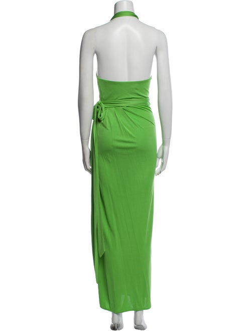 Staud V-Neck Long Dress