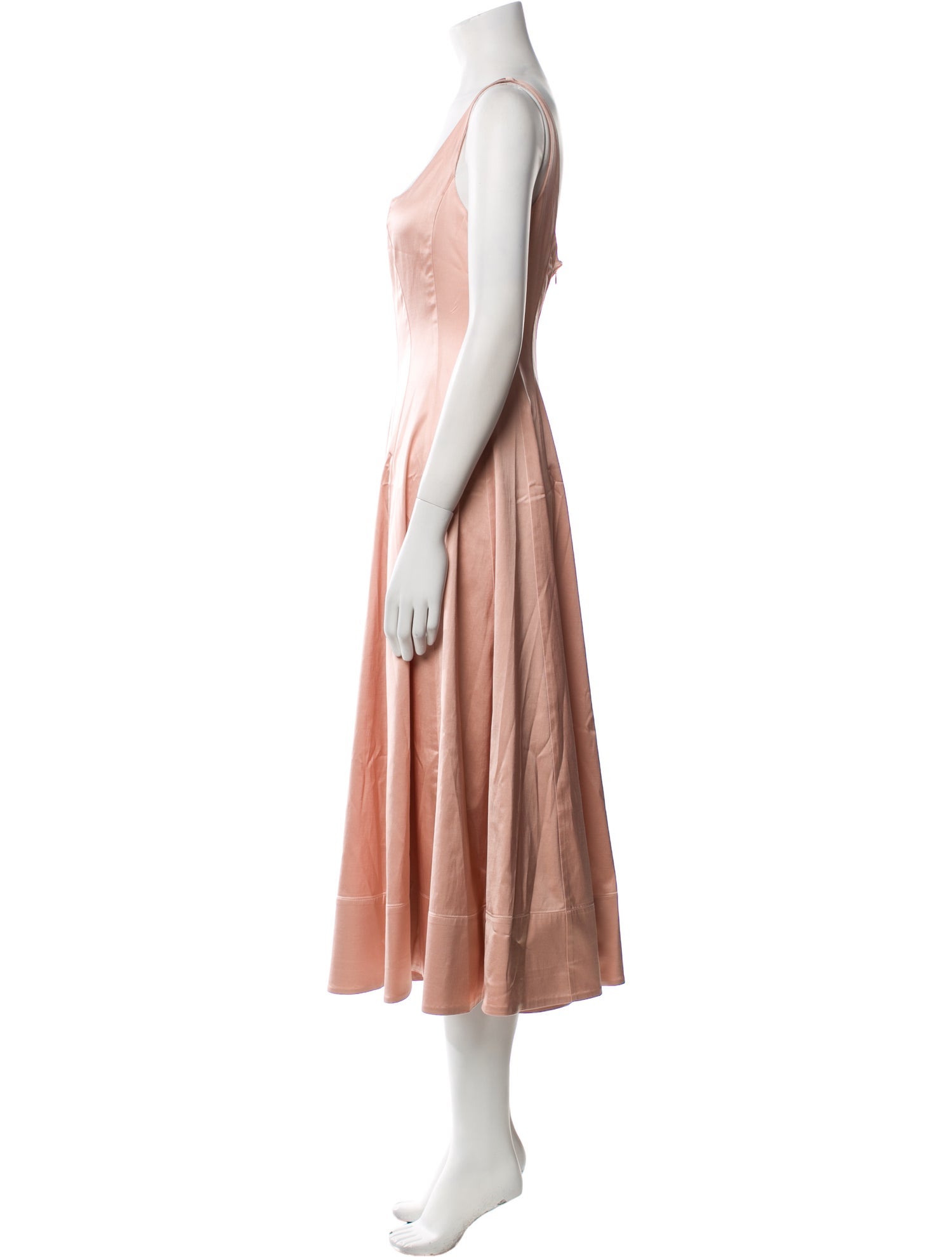 Staud Square Neckline Long Dress