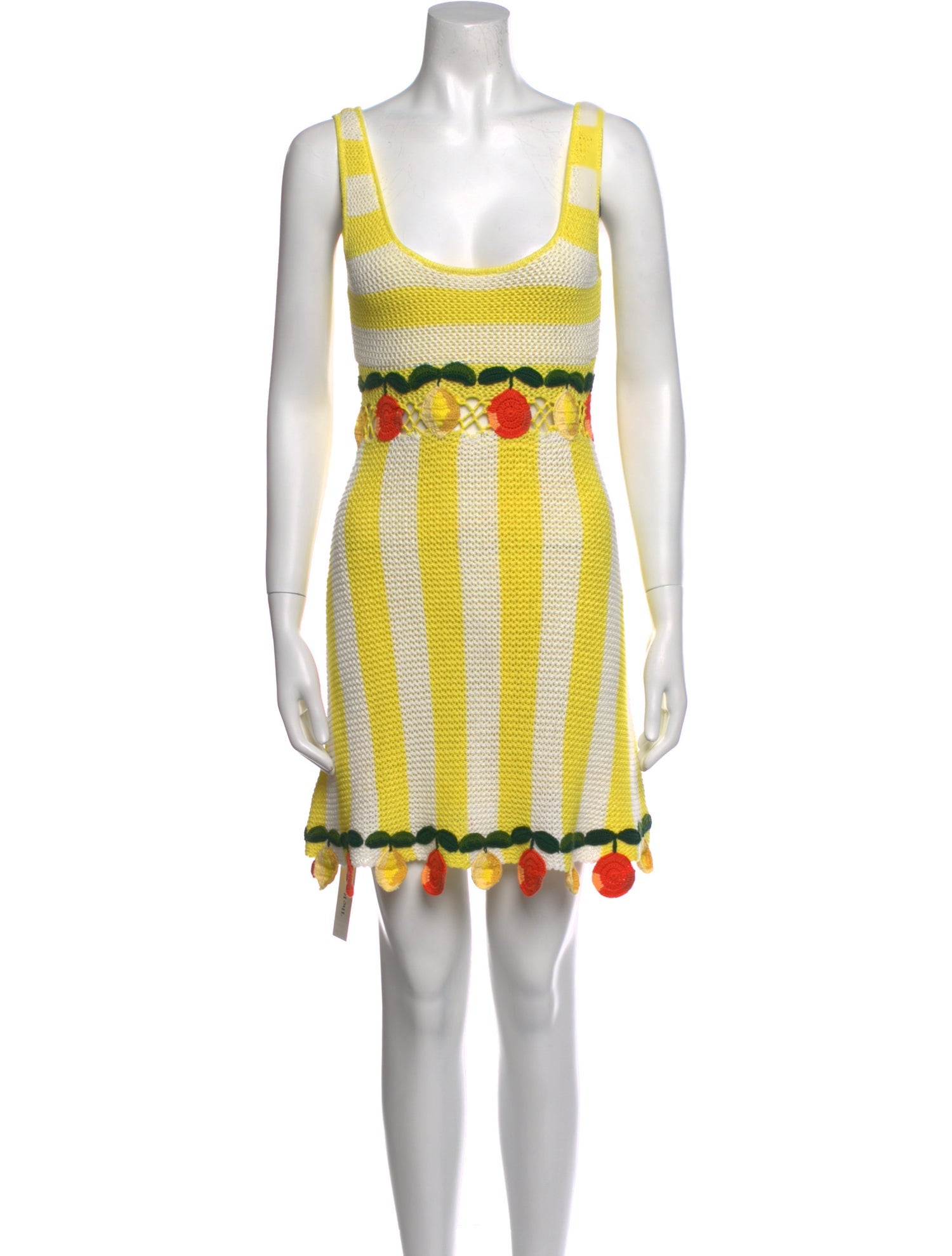 Staud Striped Mini Dress