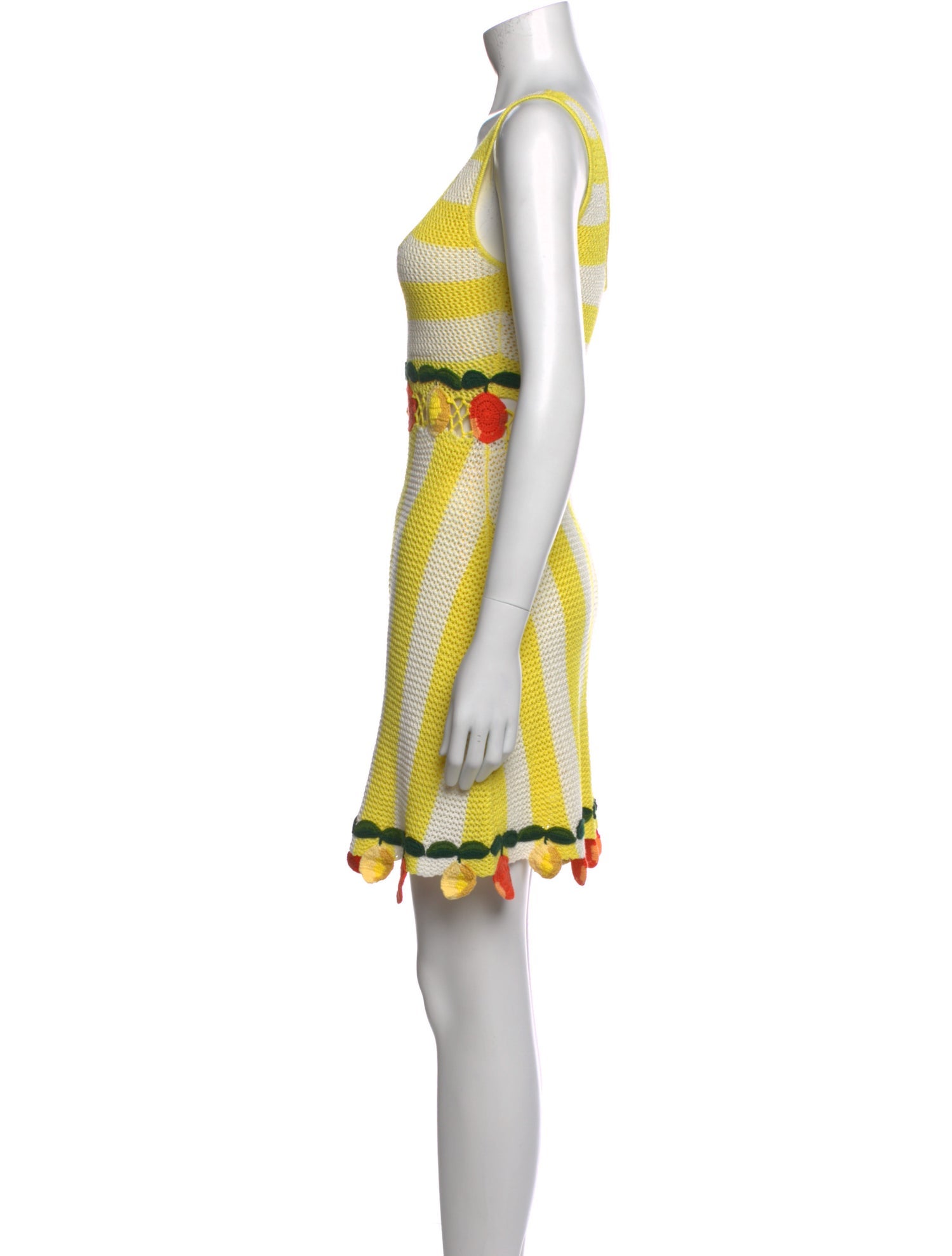 Staud Striped Mini Dress