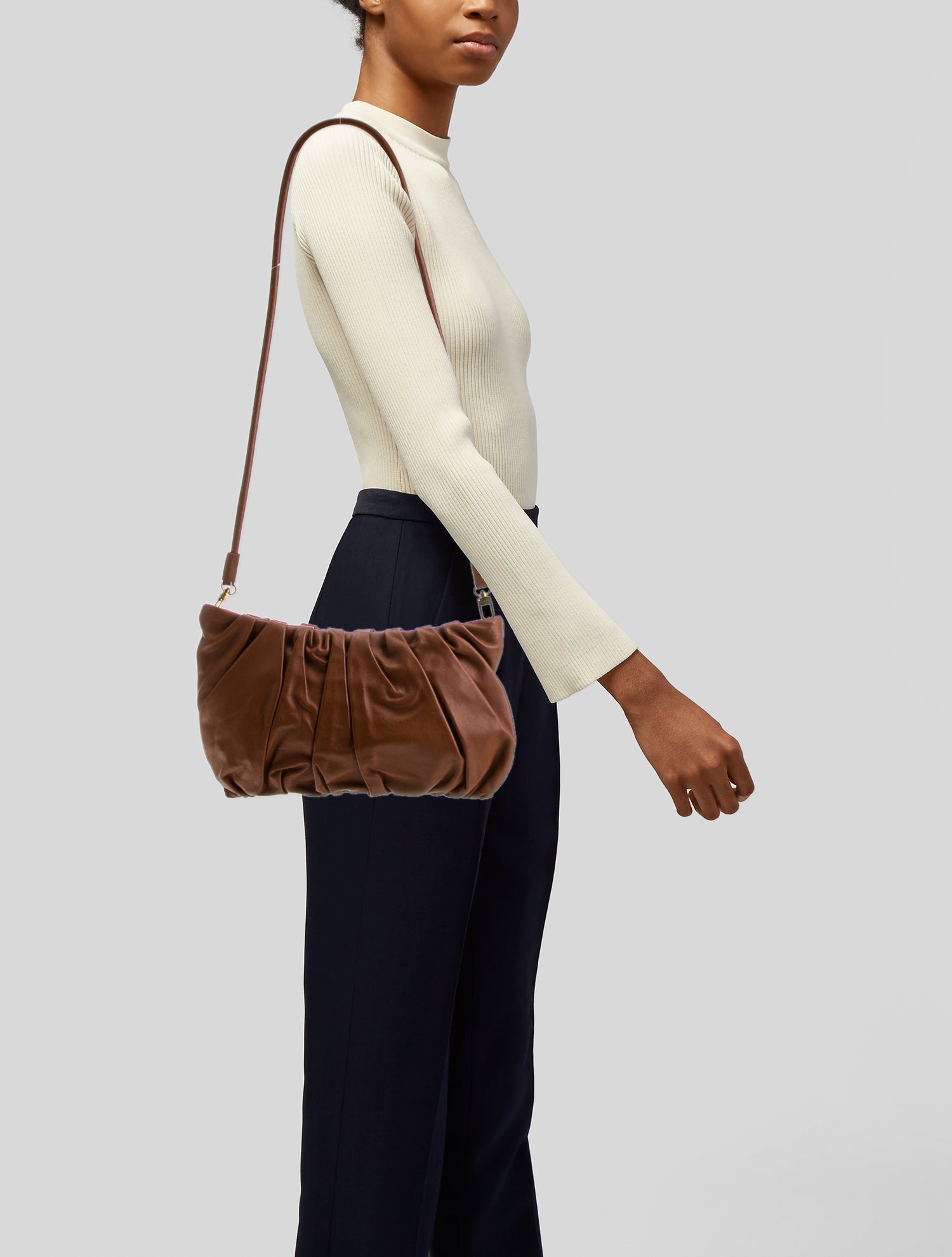 Staud Leather Shoulder Bag