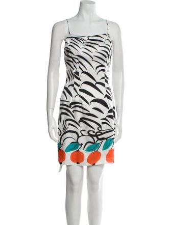 Staud Printed Mini Dress