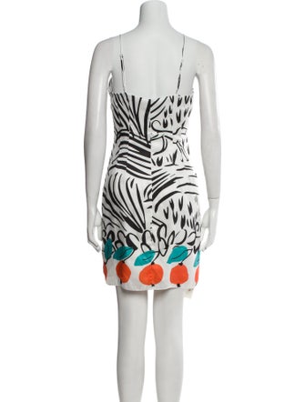 Staud Printed Mini Dress