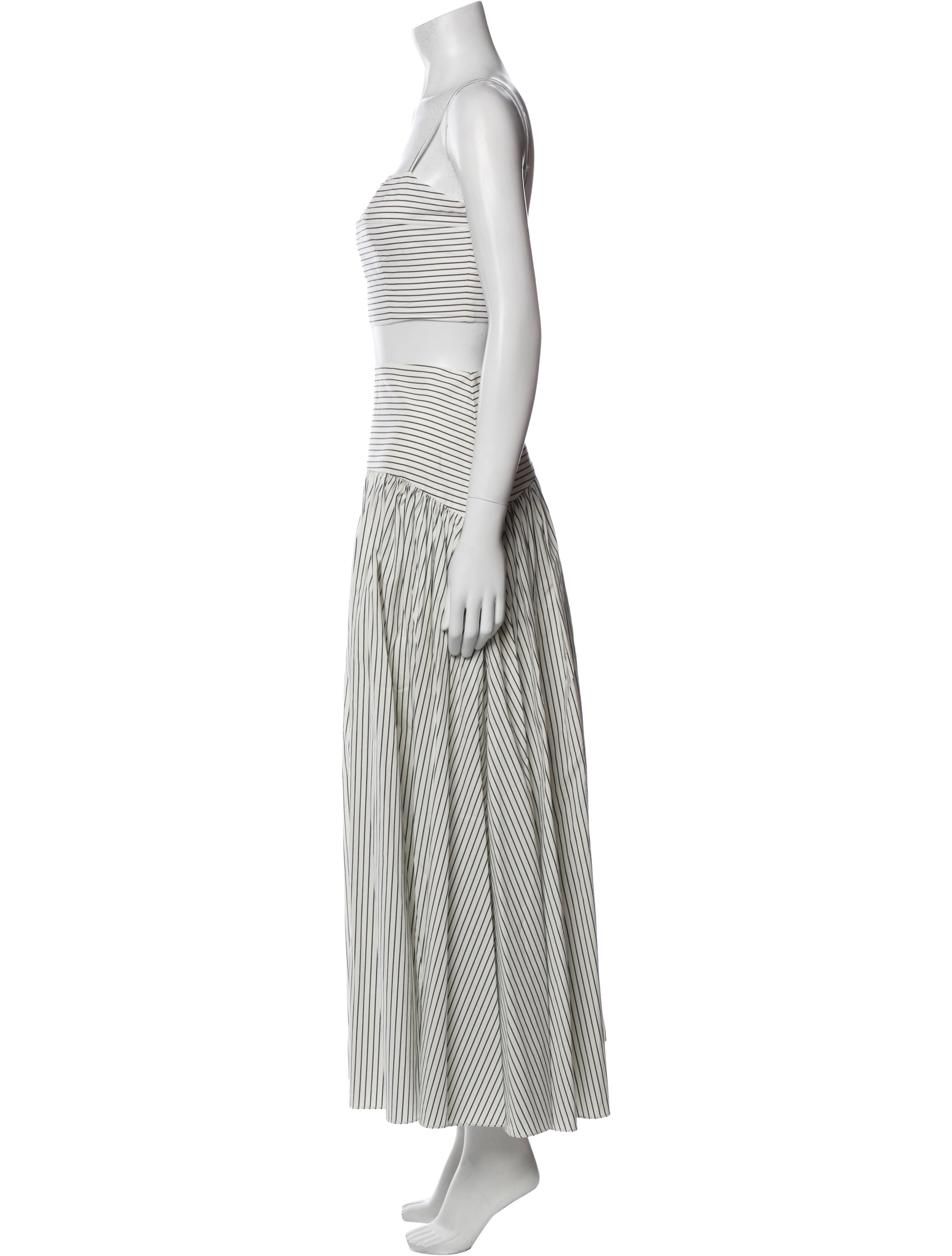 Staud Striped Skirt Set