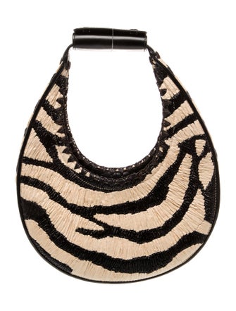 Staud Raffia Shoulder Bag