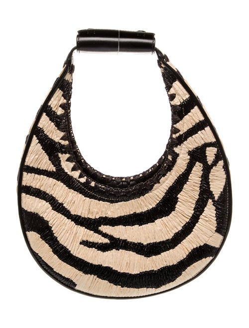 Staud Raffia Shoulder Bag