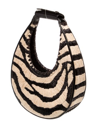 Staud Raffia Shoulder Bag