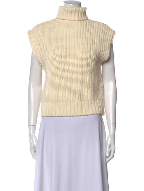 Staud Wool Turtleneck Crop Top