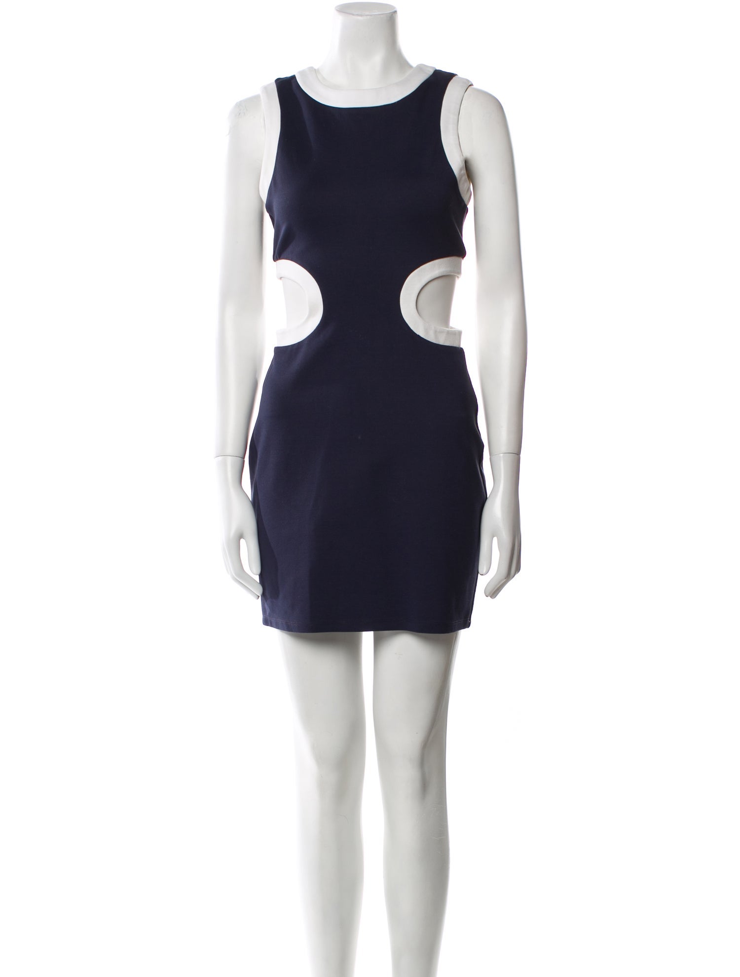 Staud Scoop Neck Mini Dress