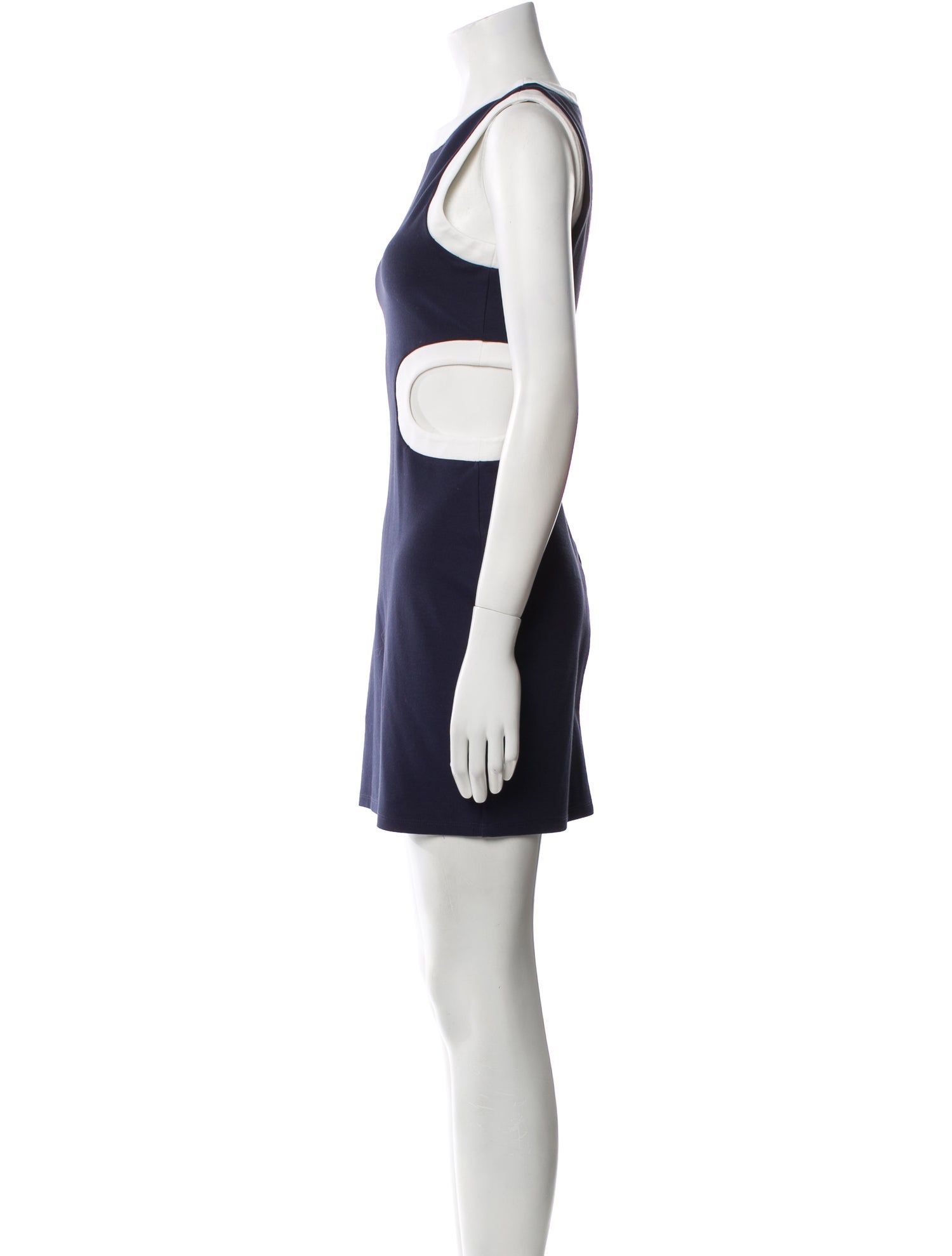 Staud Scoop Neck Mini Dress