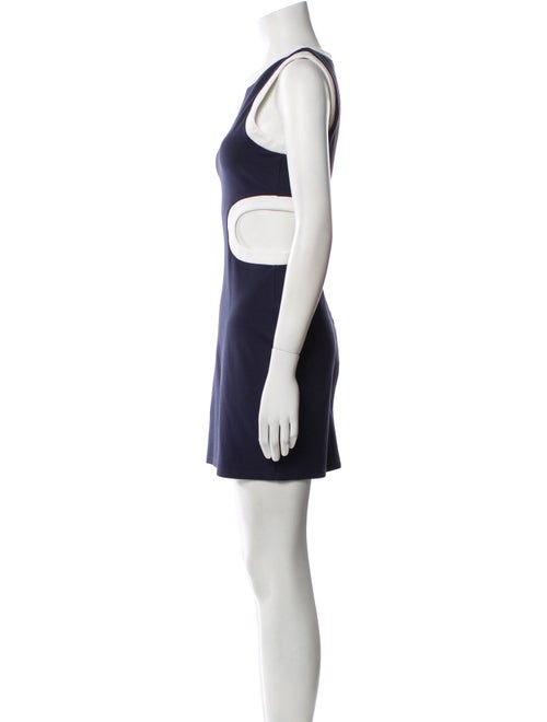 Staud Scoop Neck Mini Dress