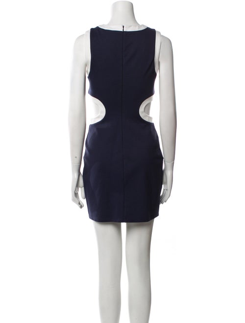 Staud Scoop Neck Mini Dress