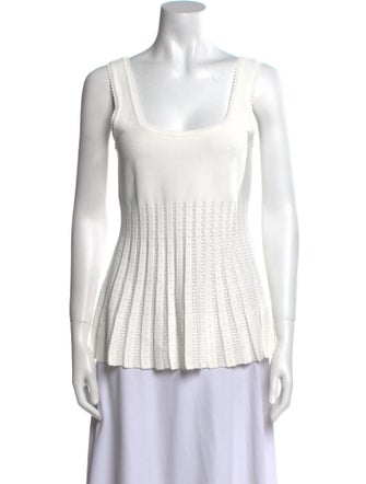 Staud Square Neckline Sleeveless Top