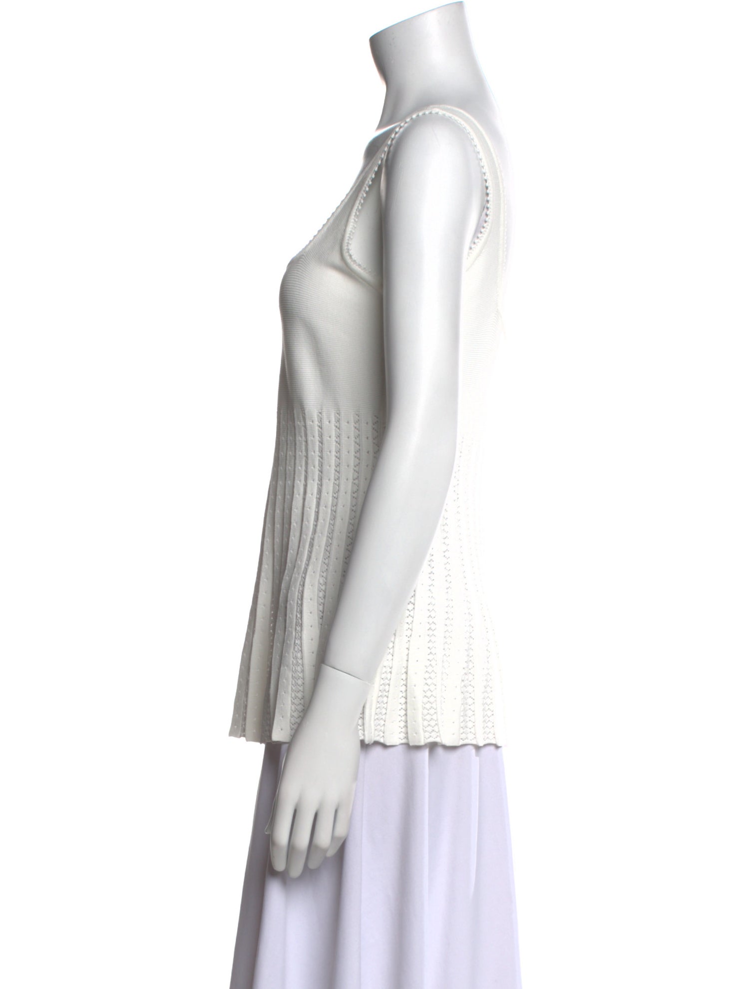 Staud Square Neckline Sleeveless Top