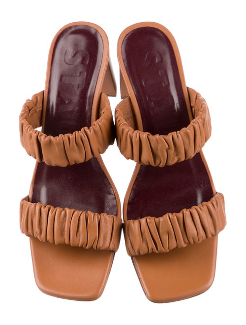 Staud Leather Slides