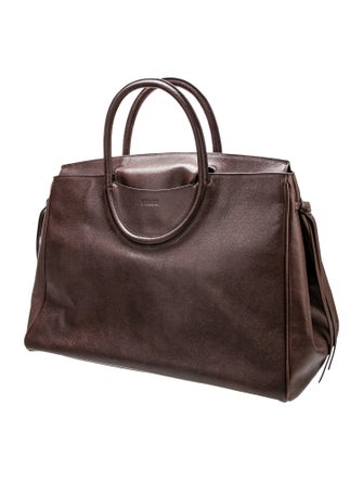 Staud Leather Top Handle Bag