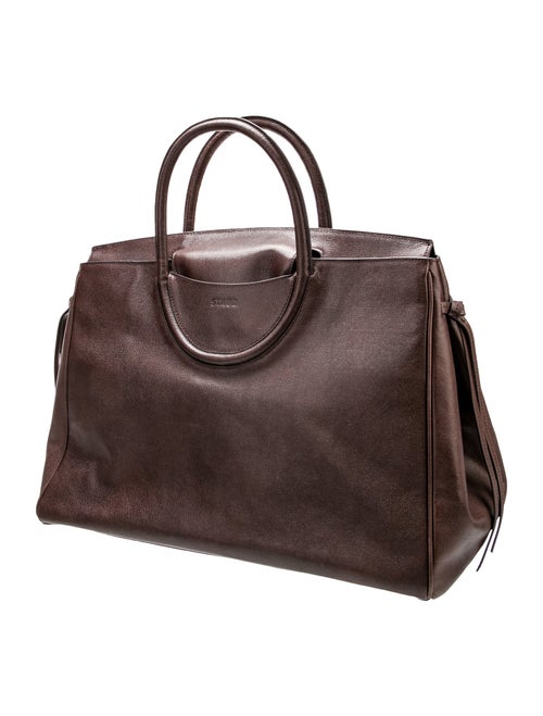 Staud Leather Top Handle Bag