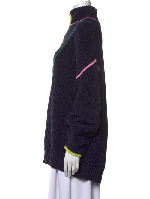 Staud Printed Turtleneck Sweatshirt