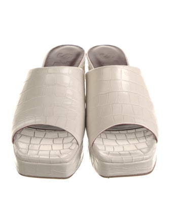 Staud Leather Slides