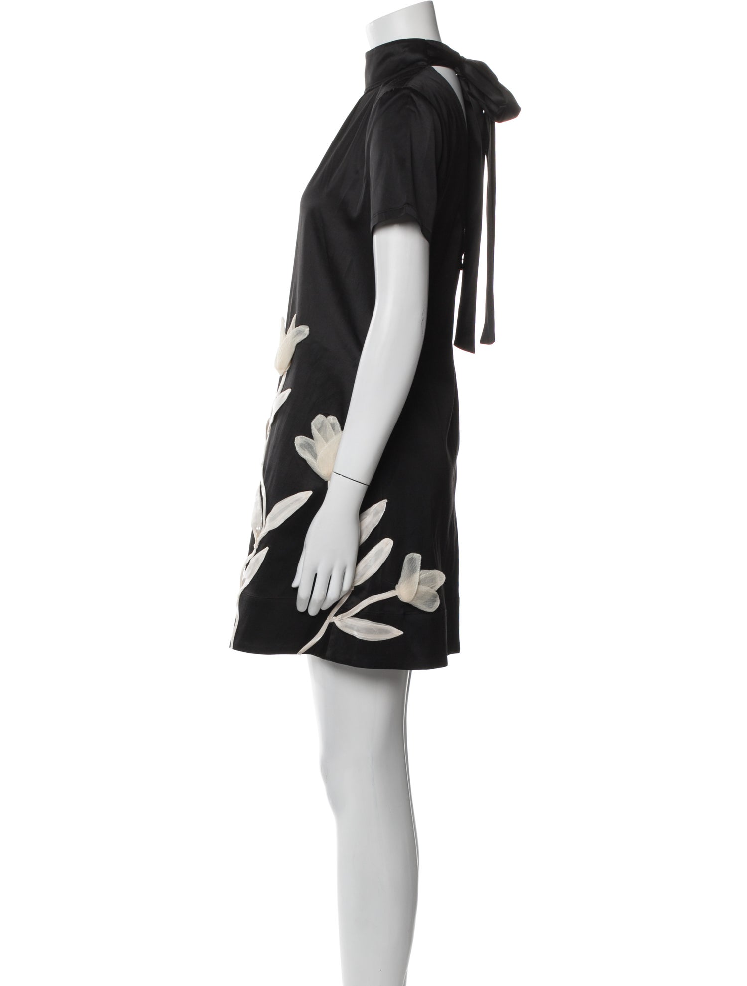 Staud Floral Print Mini Dress