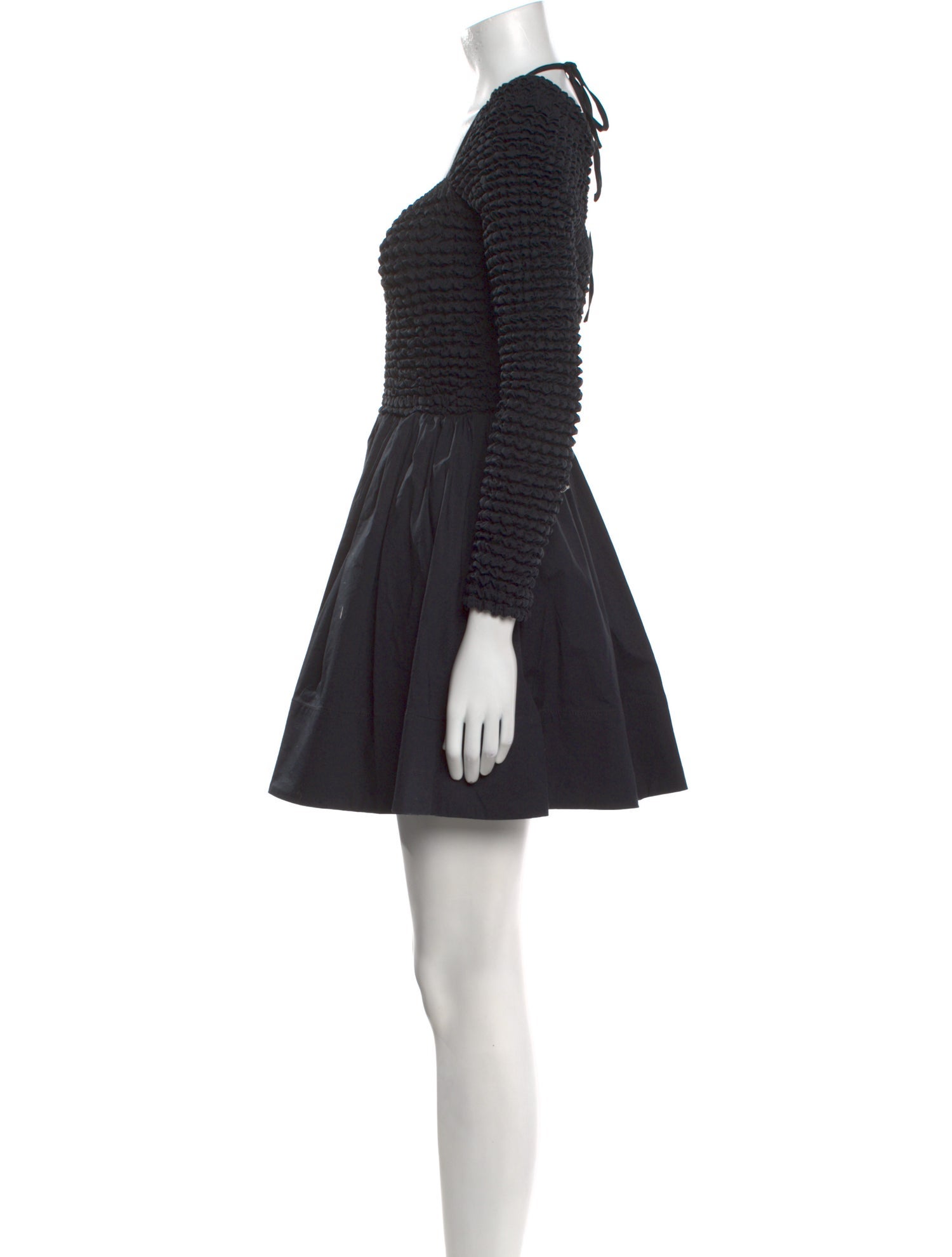 Staud Square Neckline Mini Dress