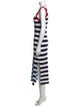 Staud Striped Midi Length Dress