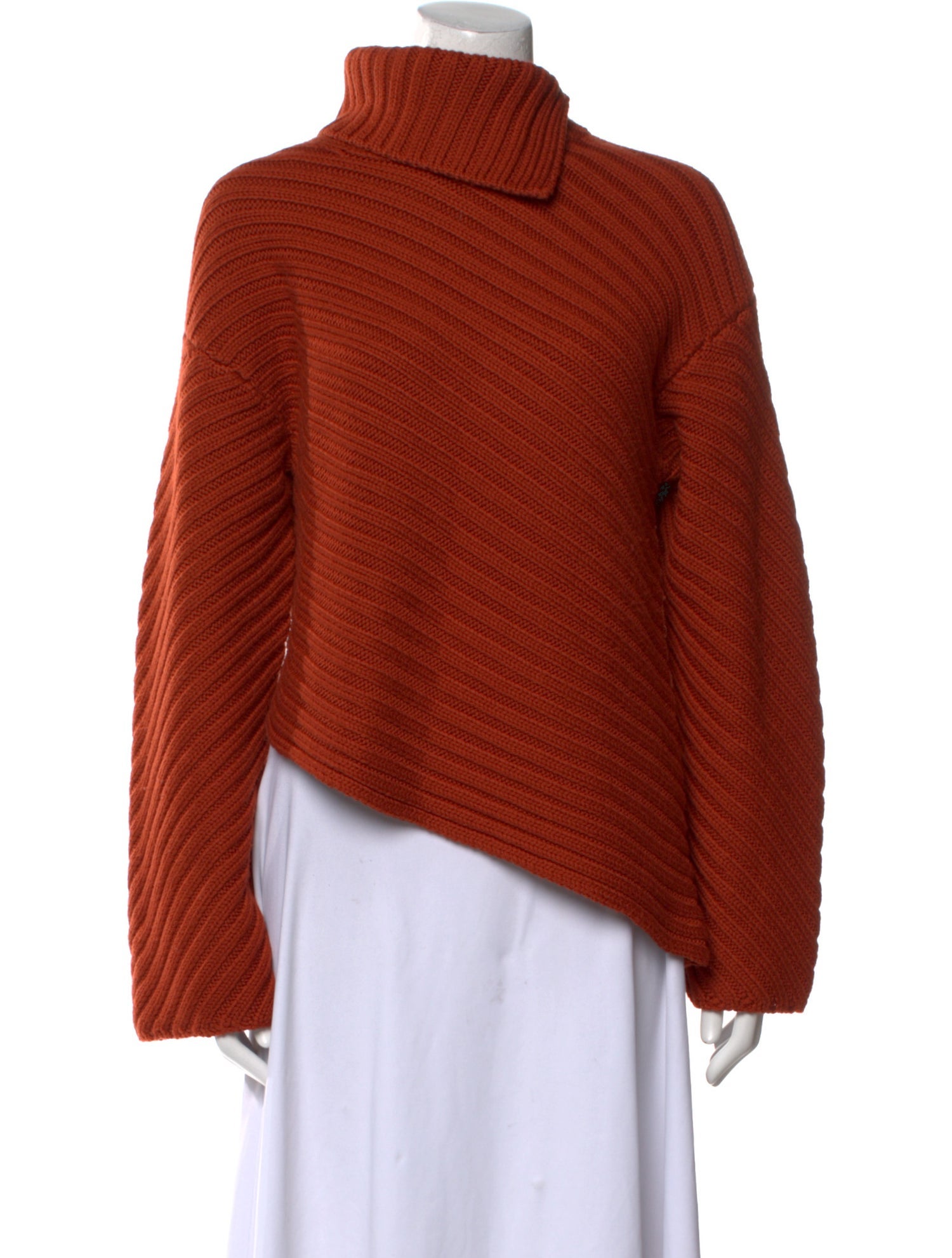 Staud Wool Mock Neck Sweater