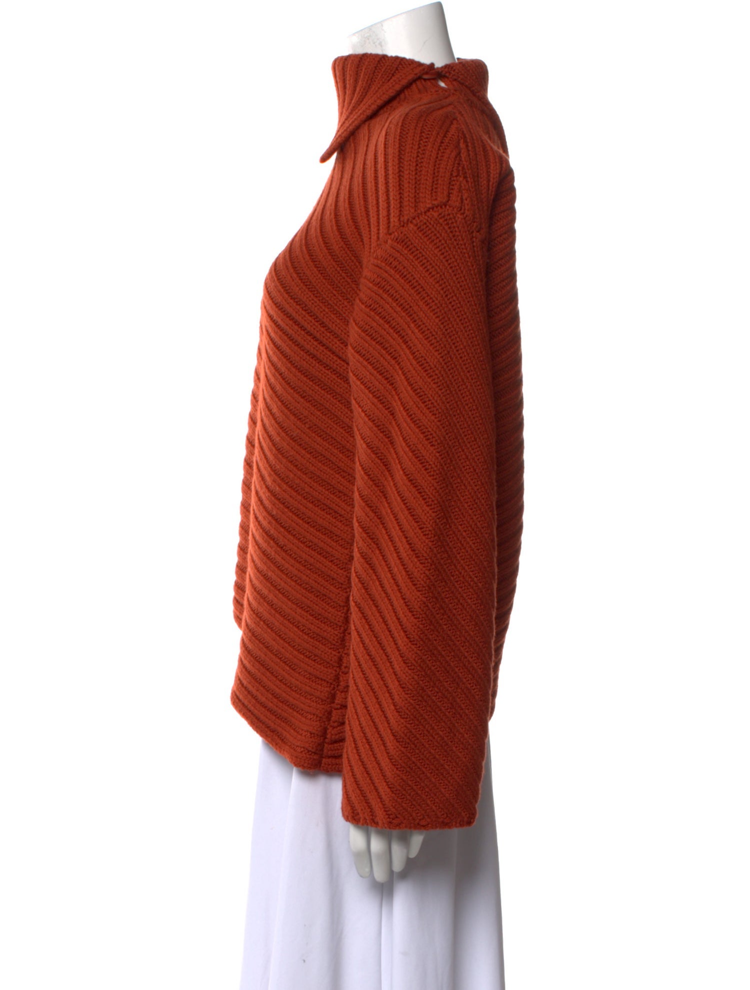 Staud Wool Mock Neck Sweater