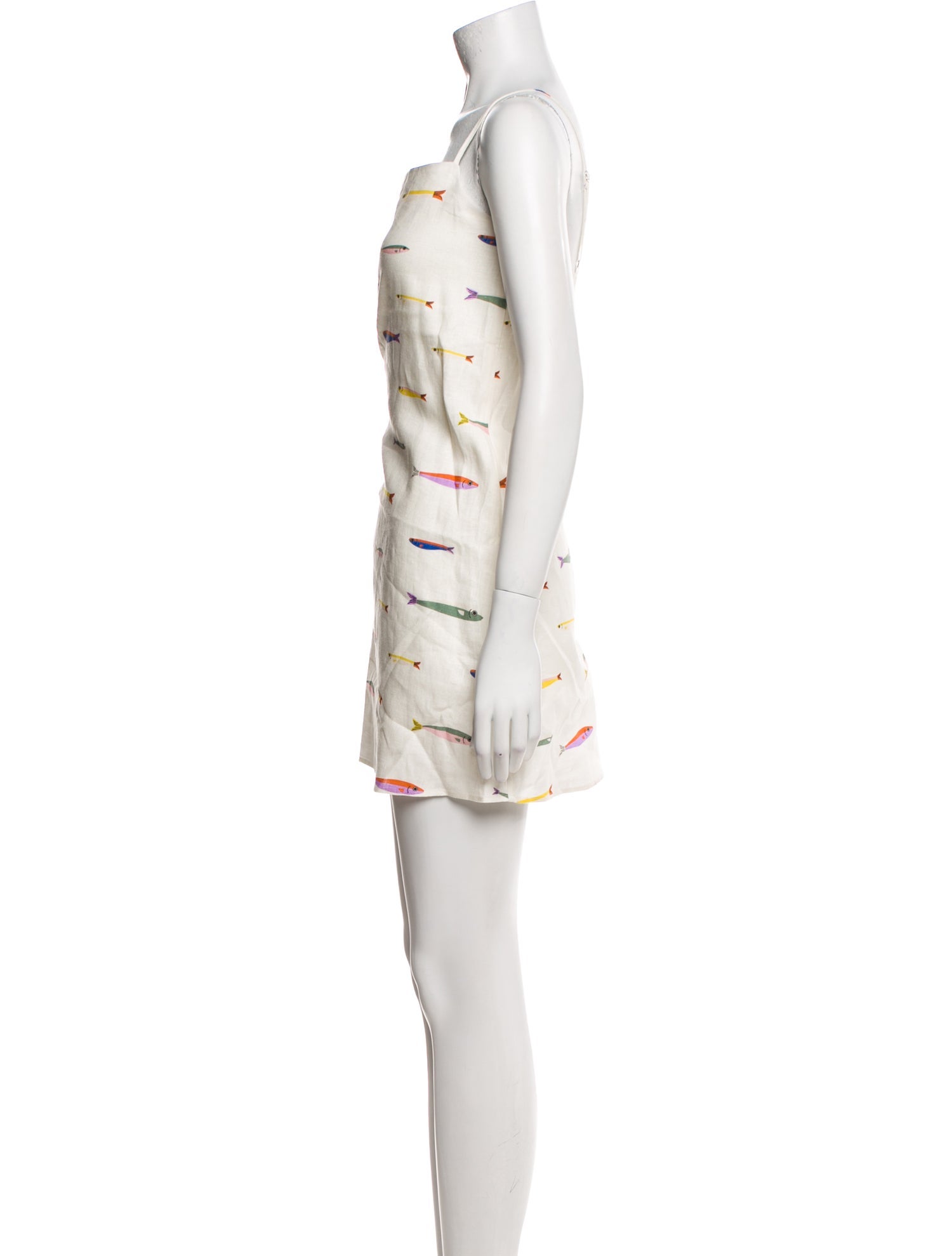 Staud Linen Mini Dress