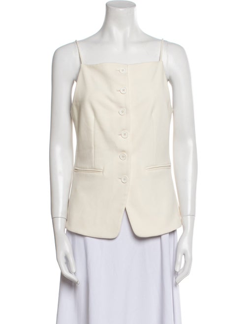 Staud Square Neckline Sleeveless Top