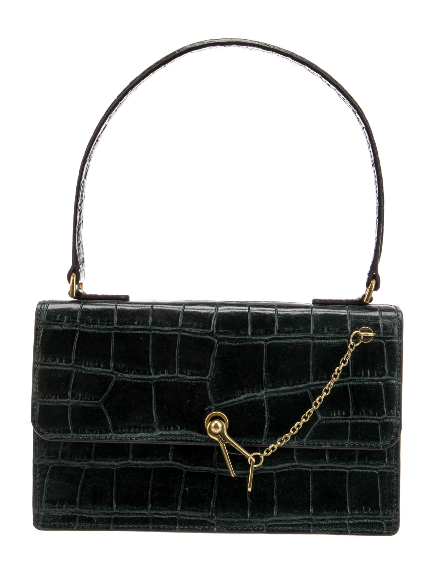 Staud Leather Top Handle Bag